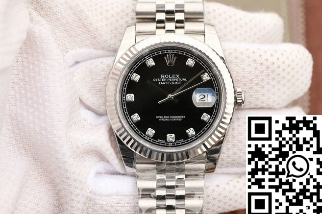 EW Rolex Datejust Diamond-set Factory M126334-0012 Dial 0307
